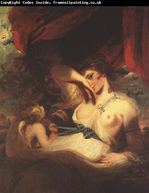 Sir Joshua Reynolds Cupid Unfastens the Belt of Venus